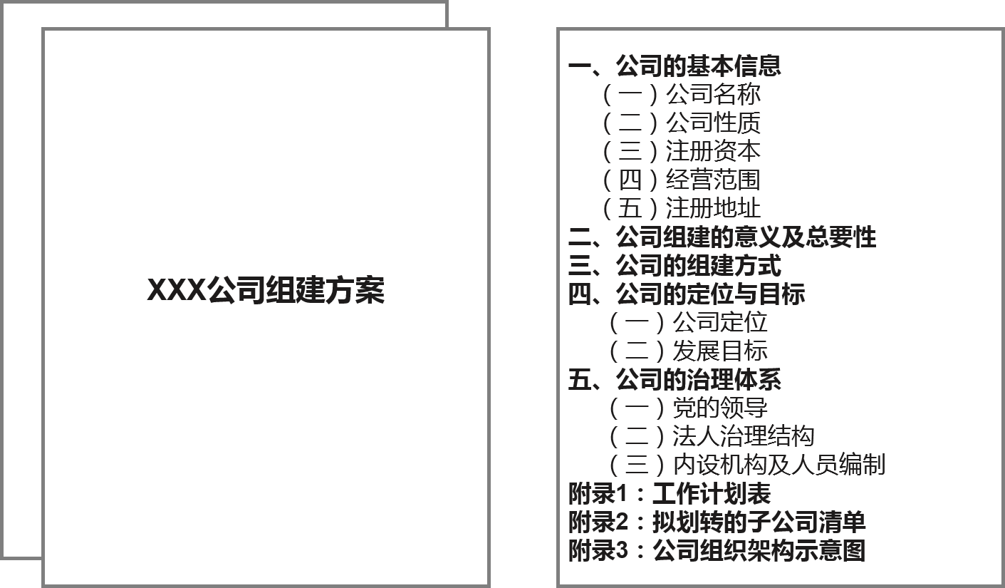 某电网公司下属企业改制组建方案